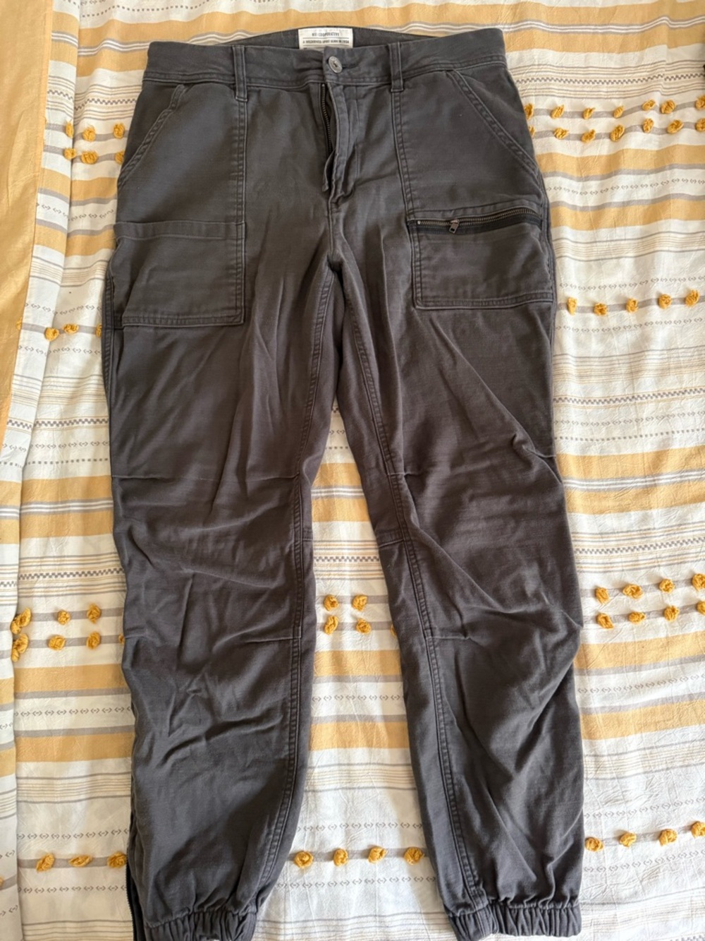 Cooperative Men's Charcoal Cargo Joggers